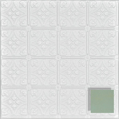 Emma's Flowers Glue-up Styrofoam Ceiling Tile 20 in x 20 in - #R125