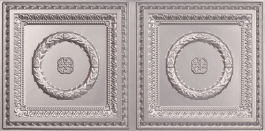 Laurel Wreath - Faux Tin Ceiling Tile - #210 - (Pack of 25)  / 100 - 200 sqft