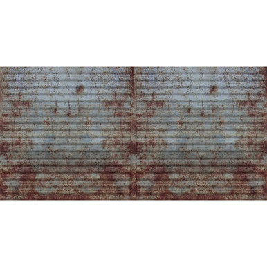 Ridged Metal - Corrugated Faux Tin Ceiling Tile  #261 - (Pack of 25) / 100 - 200 sqft