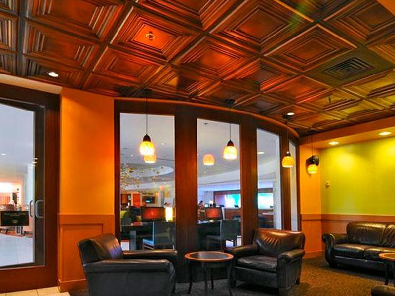 After Painting Faux Tin Ceilings After Painting Faux Tin Ceilings