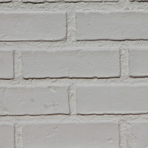 Tritan BP - 23 in x 43 in x 1 in 3D Faux Aged Brick Panel - Coconut White - (6 sq. ft / per panel)