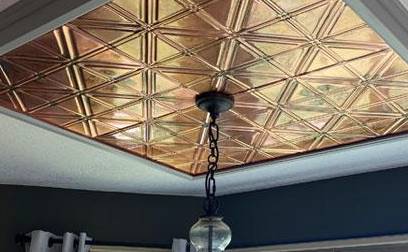 SOLID COPPER CEILING TILES