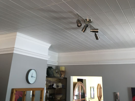 Styrofoam Ceiling Tiles Diy Alternative To Tin Ceilings